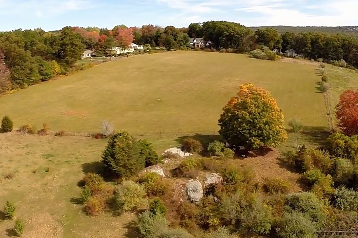 Aerial in the fall